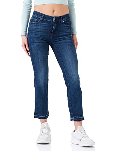 7 For All Mankind Damen Jsyx44a0 Jeans, Dark Blue, 30 EU von 7 For All Mankind