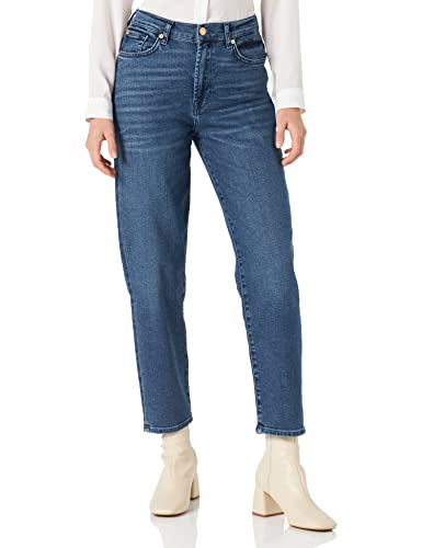 7 For All Mankind Damen Malia Luxe Vintage Jeans, Dark Blue, 27 EU von 7 For All Mankind