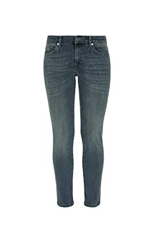 7 For All Mankind Damen Slim Jeans, Grau, 31 von 7 For All Mankind