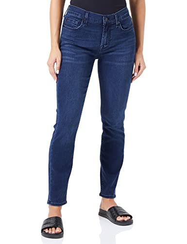 8 For All Mankind Damen The Ankle Skinny Bair Eco Jeans, Dark Blue, 24 von 7 For All Mankind