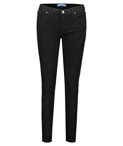 7 For All Mankind Damen The Crop Skinny Jeans, Schwarz (Black XH), 28W / 28L von 7 For All Mankind