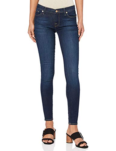 7 For All Mankind Damen The Skinny Jeans, Dark Blue Ha, 31W / 30L EU von 7 For All Mankind