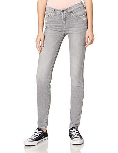 7 For All Mankind Damen The Skinny Jeans, Grey PY, 24W / 29L von 7 For All Mankind