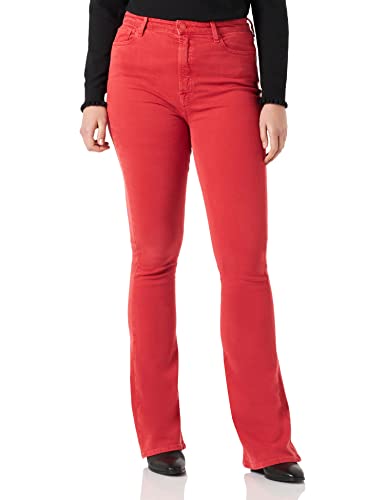 7 For All Mankind Damen Ultra Hr Skinny Boot Pants, Rot, 28 EU von 7 For All Mankind