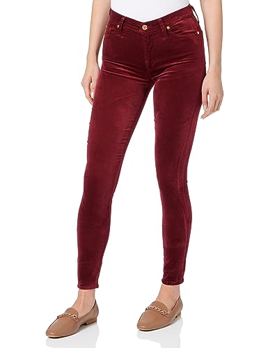 7 For All Mankind HW Skinny Velvet Raspberry von 7 For All Mankind
