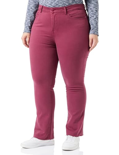 7 For All Mankind HW Slim Kick Colored Stretch with Raw Cut Burgundy von 7 For All Mankind
