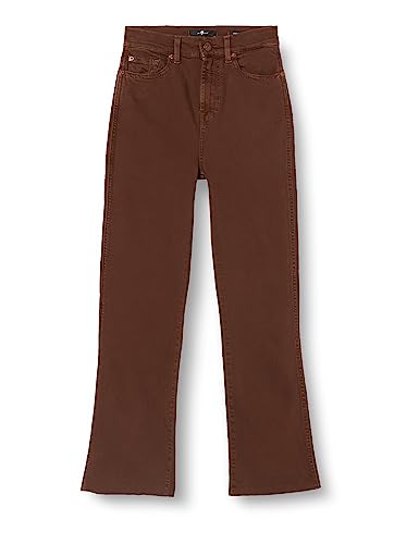 7 For All Mankind HW Slim Kick Colored Stretch with Raw Cut Chicory Coffee von 7 For All Mankind