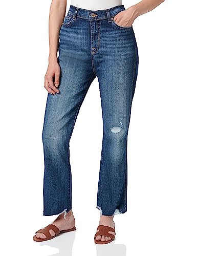 7 For All Mankind HW Slim Kick Driven with Nibbled Hem von 7 For All Mankind