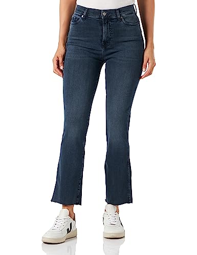 7 For All Mankind HW Slim Kick Slim Illusion Overcast with Raw Cut von 7 For All Mankind