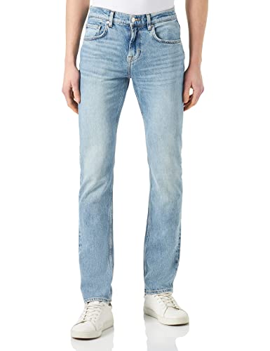 7 For All Mankind Herren Jsmsc100 Jeans, Light Blue, 36 EU von 7 For All Mankind