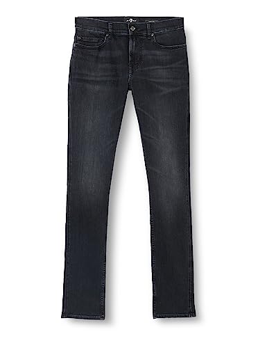 7 For All Mankind Herren Jspdc340 Jeans, Schwarz, 29 EU von 7 For All Mankind