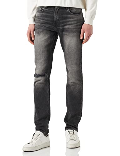 7 For All Mankind Herren Paxtyn Constructor Jeans, Schwarz, 34 EU von 7 For All Mankind