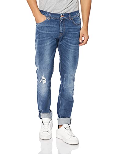 7 For All Mankind Herren Ronnie Better Off Jeans, Mid Blue, 29W 30L EU von 7 For All Mankind