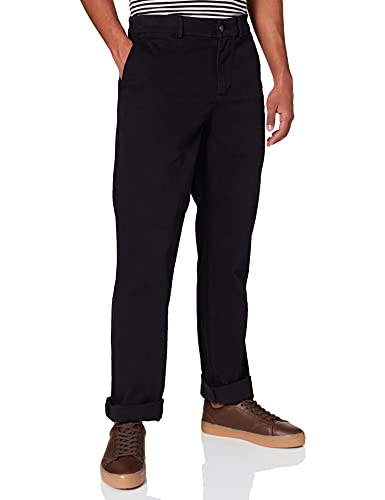 7 For All Mankind Herren Slimmy Chino Tap. Luxe Performance Sateen Black Hose, Black, 30W 30L EU von 7 For All Mankind