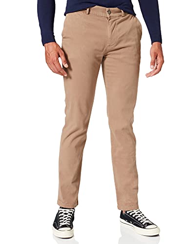 7 For All Mankind Herren Slimmy Chino Tap. Luxe Performance Sateen Sandcastle Hose, Beige, 29W 30L EU von 7 For All Mankind