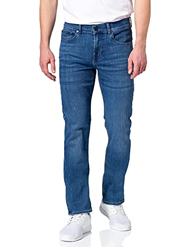 7 For All Mankind Herren Slimmy Luxe Performance Eco Mid Blue Jeans, Mid Blue, 36W 30L EU von 7 For All Mankind