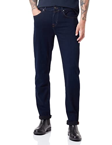 7 For All Mankind Herren Slimmy Luxe Performance Plus Enduro Jeans, Dark Blue, 38 EU von 7 For All Mankind