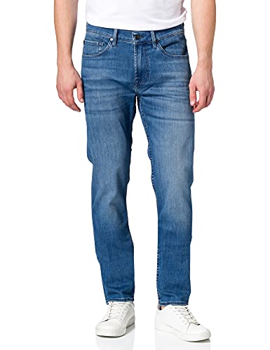 7 For All Mankind Herren Slimmy Tapered Luxe Performance Eco Mid Blue Jeans, Mid Blue, 32W 30L EU von 7 For All Mankind