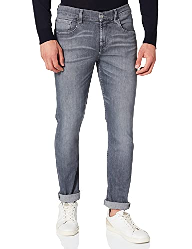 7 For All Mankind Herren Slimmy Tapered Stretch Tek Wanderlust Jeans, Grey, 28 EU 7 For All Mankind Herren Slimmy Tapered Stretch Tek Wanderlust Jeans, Grey, 28 EU von 7 For All Mankind
