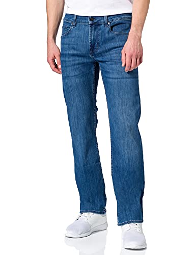 7 For All Mankind Herren Standard Luxe Performance Eco Mid Blue Jeans, Mid Blue, 34W 30L EU von 7 For All Mankind