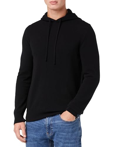 7 For All Mankind Hoodie Cashmere w/Stitch Detail Black von 7 For All Mankind