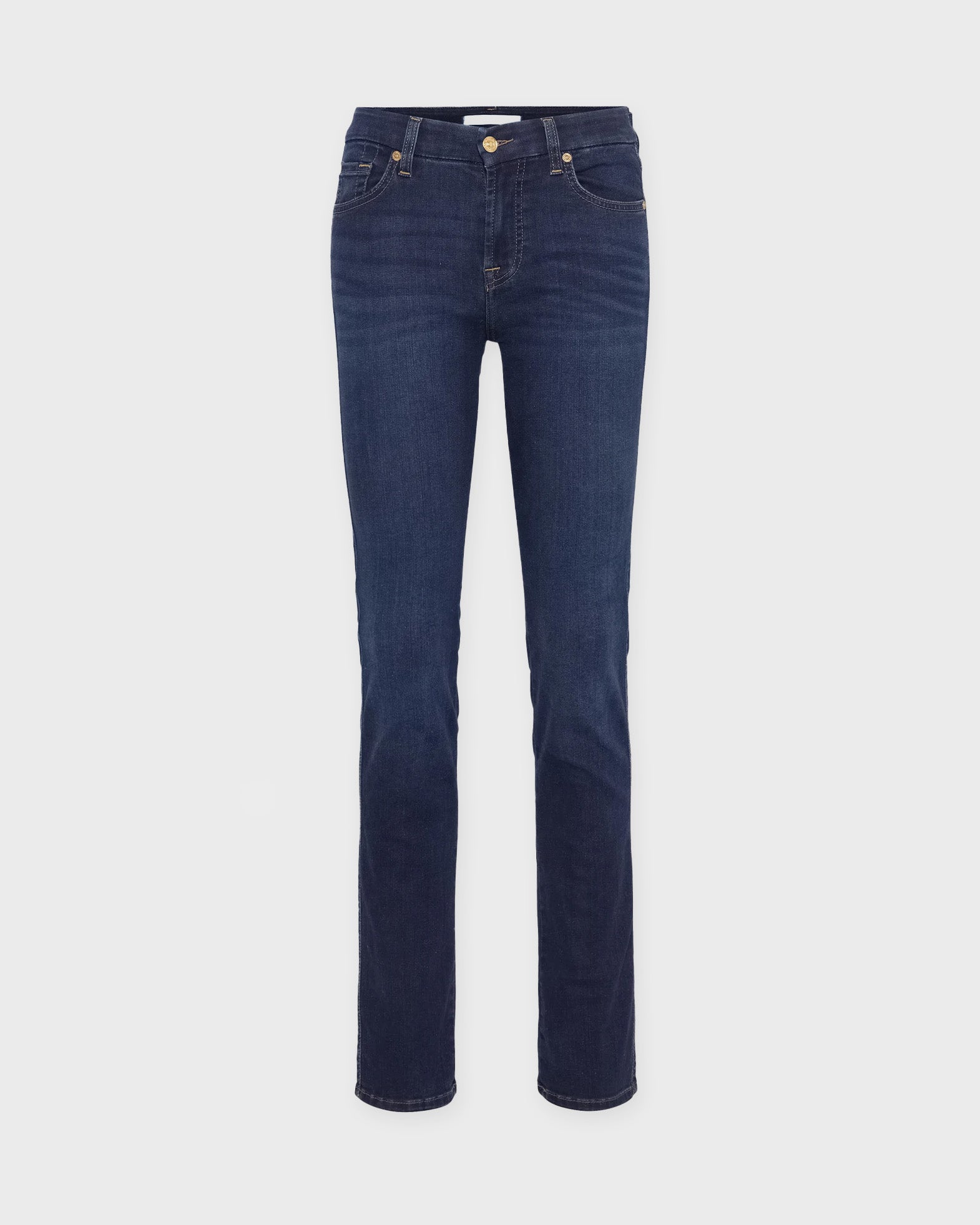 7 For All Mankind Jeans Kimmie Straight Bair Eco Mörkblå von 7 For All Mankind