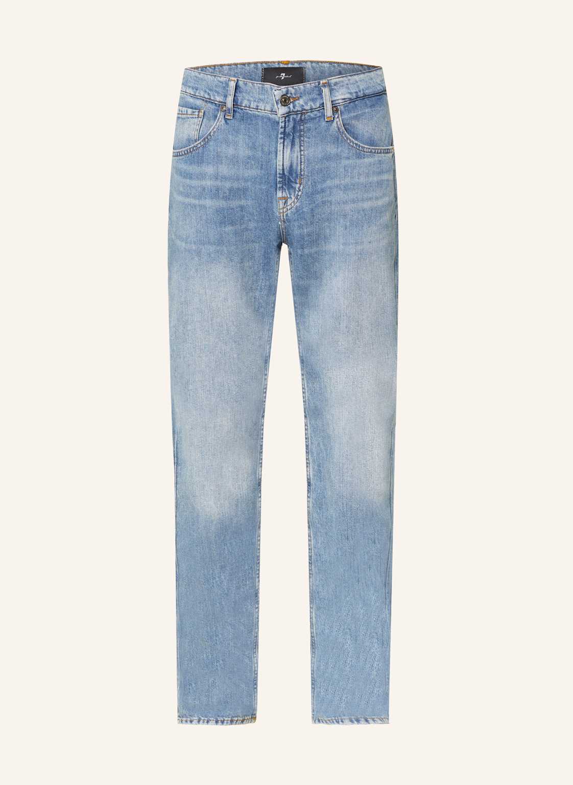 7 For All Mankind Jeans The Straight Station Straight Fit Mit Leinen blau 7 For All Mankind Jeans The Straight Station Straight Fit Mit Leinen blau von 7 For All Mankind