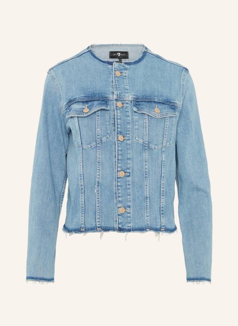 7 For All Mankind Koko Jacket blau von 7 For All Mankind