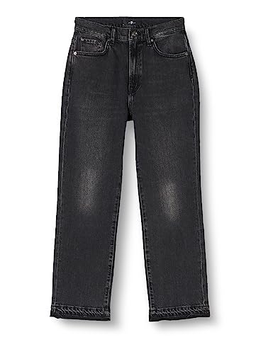 7 For All Mankind Logan Stovepipe Licorice with Unrolled Hem von 7 For All Mankind