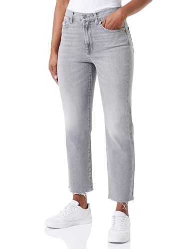 7 For All Mankind Logan Stovepipe Mist with Fringed Hem von 7 For All Mankind