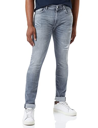7 For All Mankind Men's Paxtyn Jeans, Grey, 34W x 34L von 7 For All Mankind
