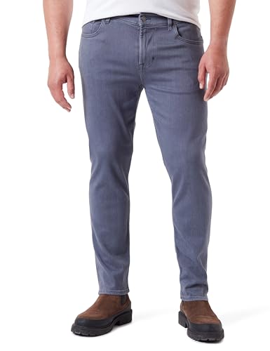 7 For All Mankind Men's Slimmy Tapered LuxPerPluCleGre Jeans, Grey, 36 von 7 For All Mankind