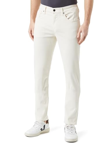 7 For All Mankind Men's Slimmy Tapered LuxPerPluCol Pants, Snow, 40 von 7 For All Mankind