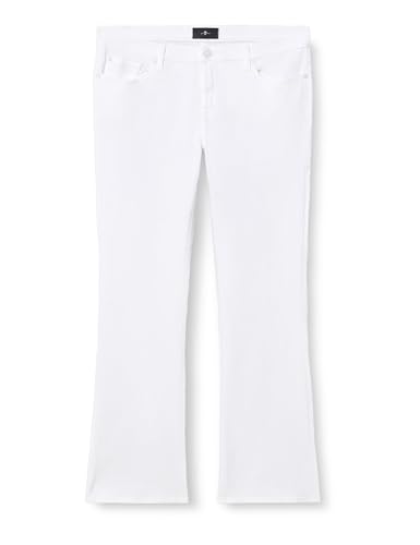 7 For All Mankind ORIGINAL Bootcut TAILORLESS Broken Twill White von 7 For All Mankind