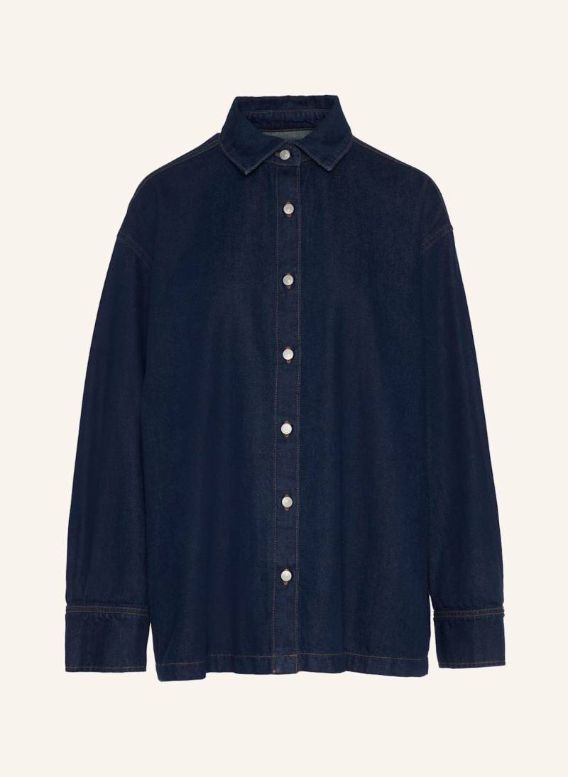 7 For All Mankind Overshirt Pleated blau von 7 For All Mankind