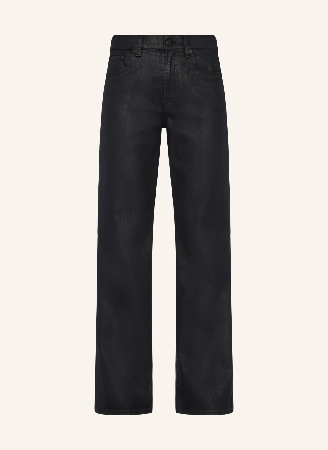 7 For All Mankind Pants Tess Straight Fit schwarz von 7 For All Mankind