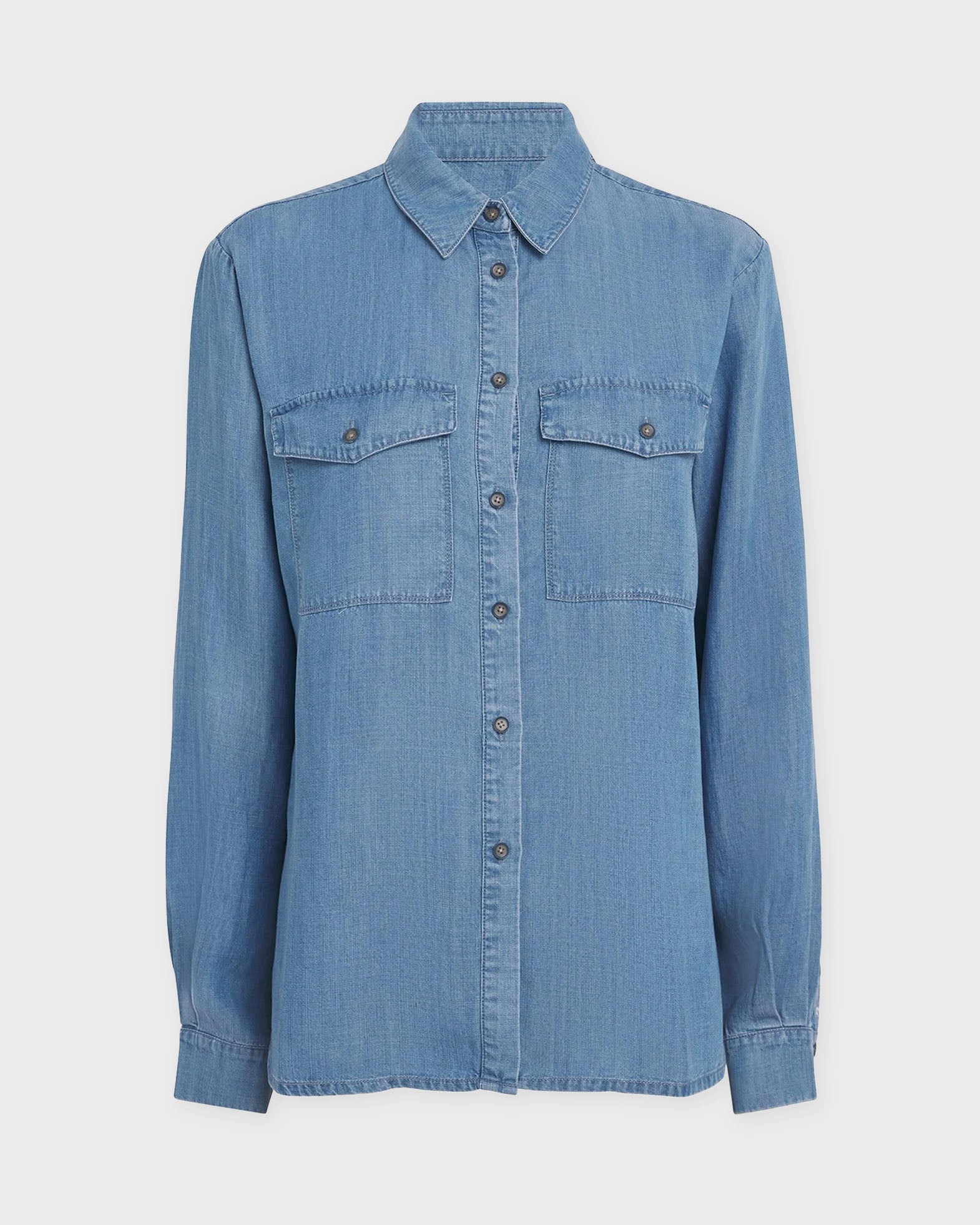 7 For All Mankind Shirt Dina Denim von 7 For All Mankind