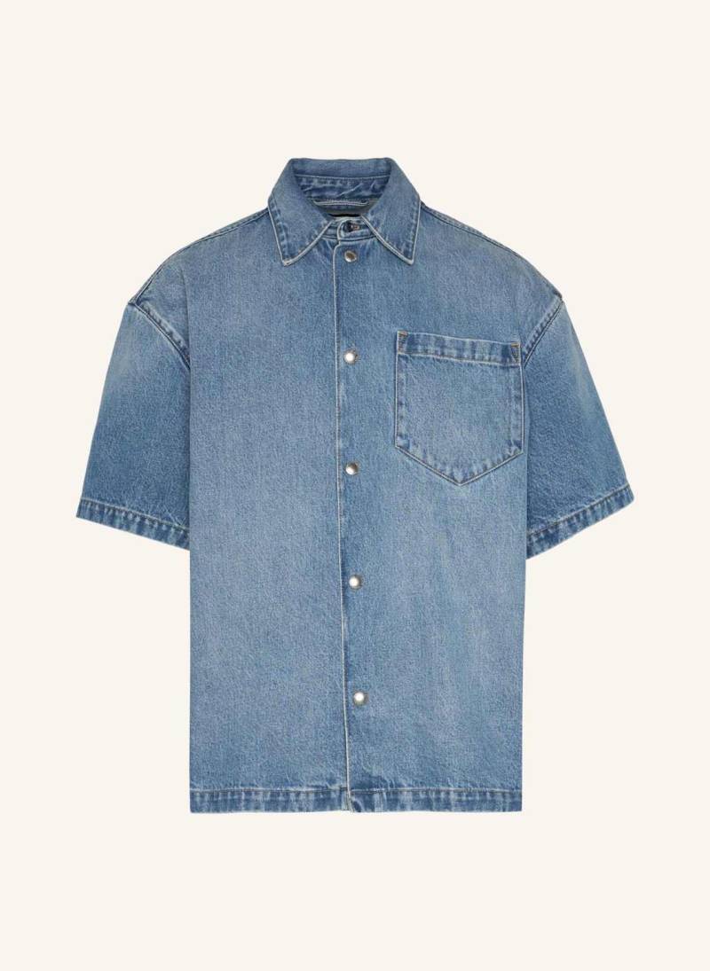 7 For All Mankind Shirt Over Camp blau von 7 For All Mankind