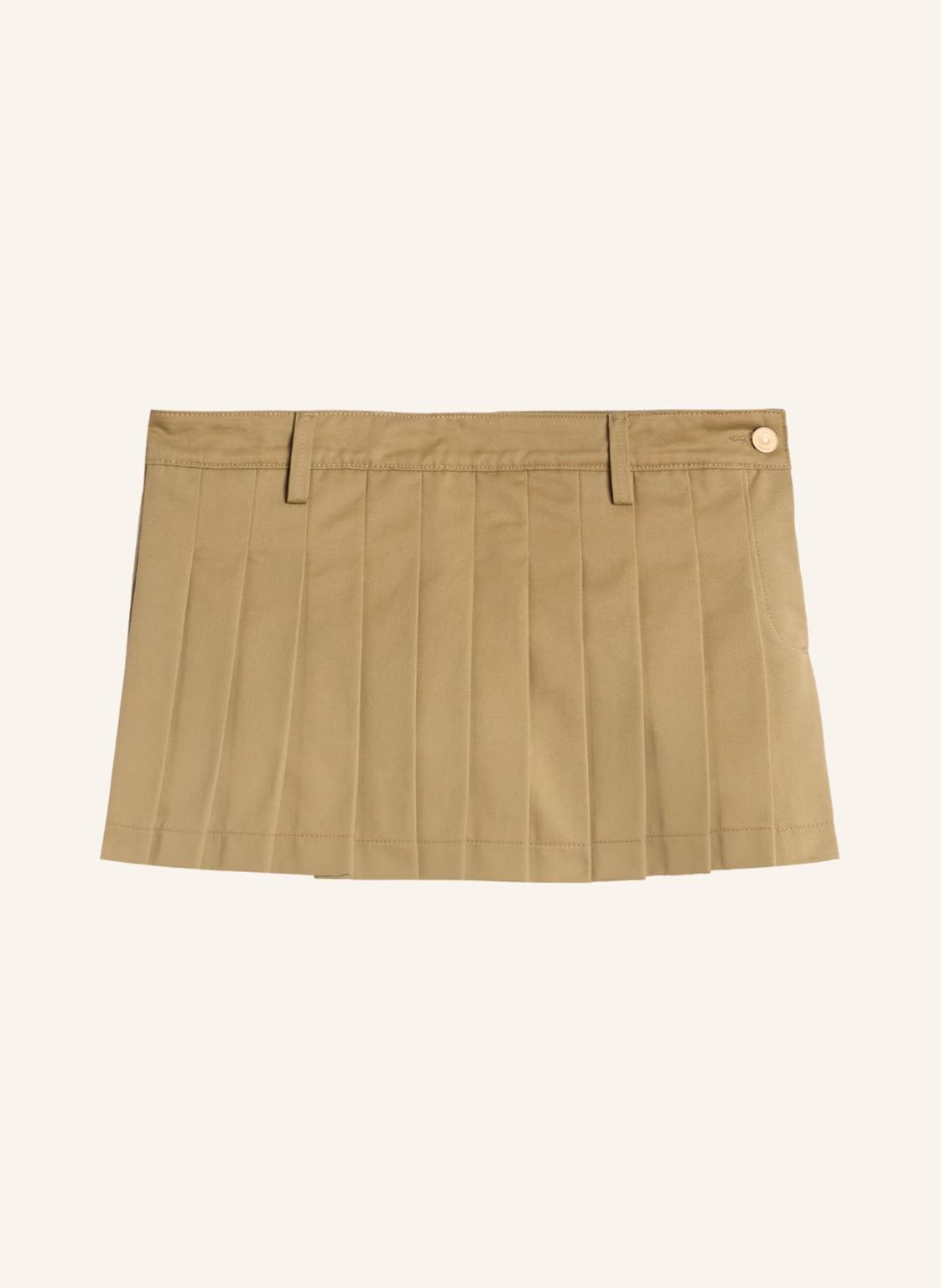 7 For All Mankind Skirt Pleated Midi beige von 7 For All Mankind