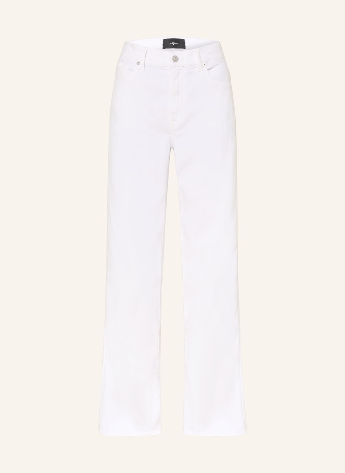 7 For All Mankind Straight Jeans Stovepipe weiss von 7 For All Mankind