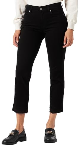 7 For All Mankind The Straight Crop Soho Night with Released Hem von 7 For All Mankind