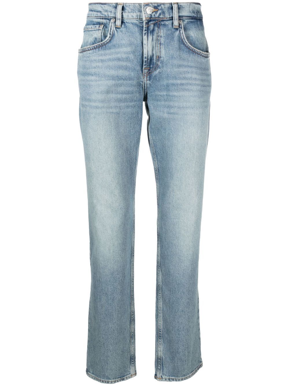 7 For All Mankind The Straight Waterfall Jeans - Blau von 7 For All Mankind