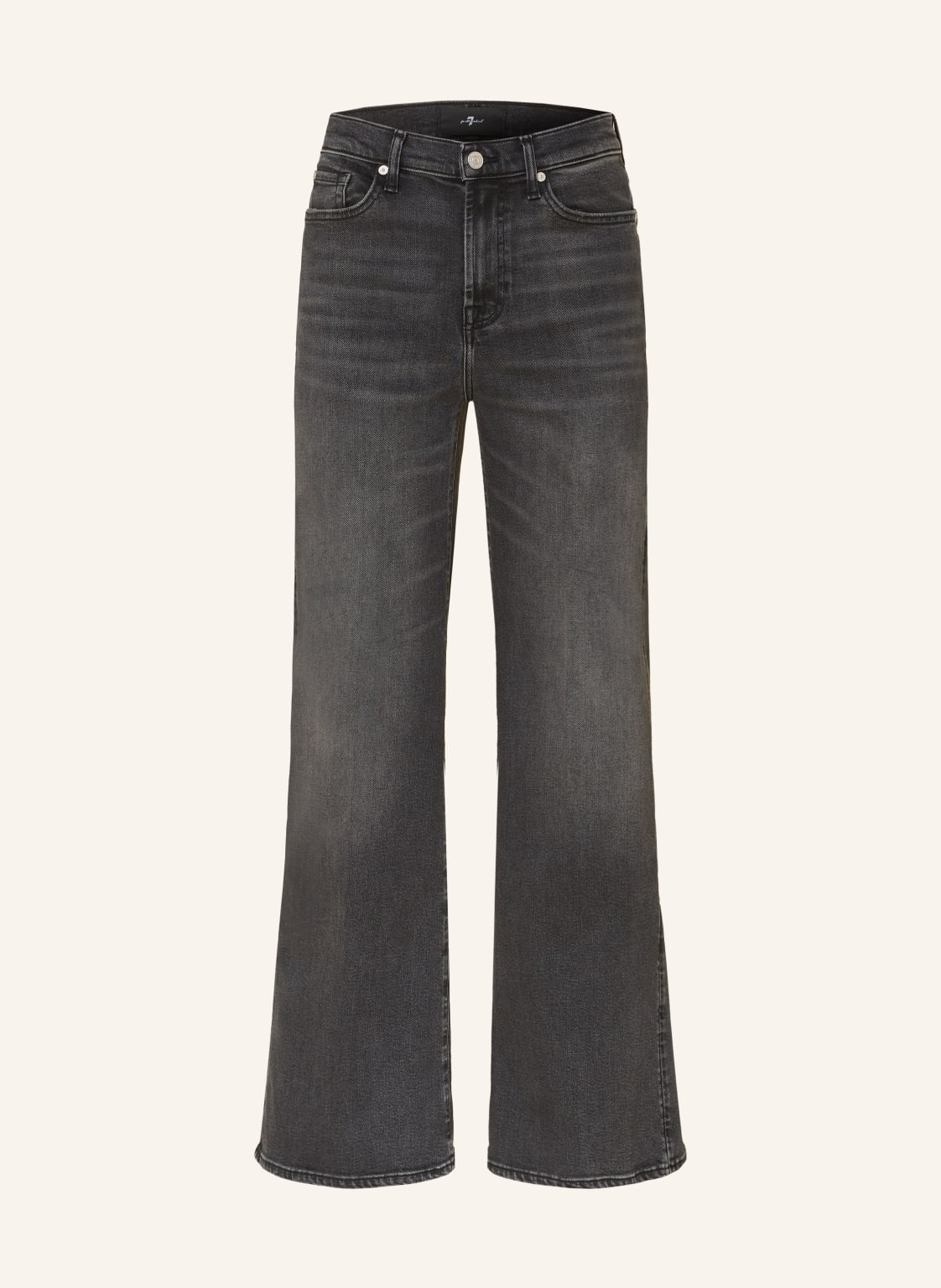 7 For All Mankind Wide Leg Jeans Modern Dojo schwarz von 7 For All Mankind