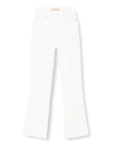 7 For All Mankind Women's HW Slim Kick LuxVinSol Jeans, White, 52 von 7 For All Mankind