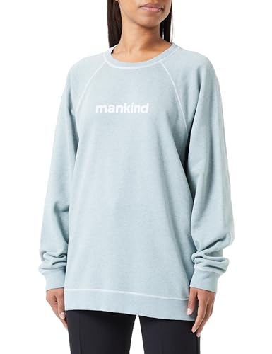 7 For All Mankind Women's Mankind Sweat Cotton w. Flocking Dew Sweatshirt, Grey, 38 von 7 For All Mankind