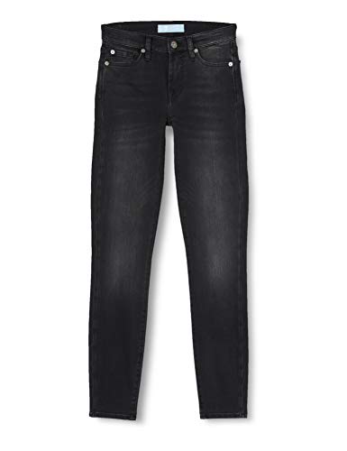 7 For All Mankind Women's The Skinny Jeans, Black, 29 von 7 For All Mankind