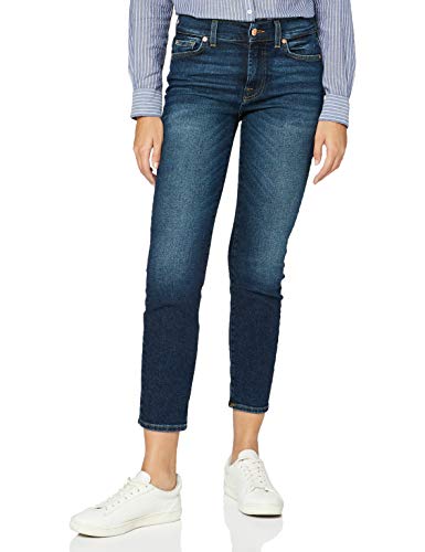 7 For All Mankind Womens Slim Jeans, Dark Blue, 24 von 7 For All Mankind