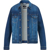 7 for all mankind Herren Jeansjacke blau Baumwoll-Stretch unifarben von 7 For All Mankind