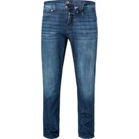 7 for all mankind Herren Jeans blau Baumwoll-Stretch Straight Fit von 7 For All Mankind