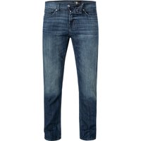 7 for all mankind Herren Jeans blau Baumwoll-Stretch Straight Fit von 7 For All Mankind